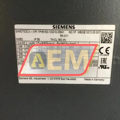 1PH8163-1DG10-0BA1 Siemens resim 4