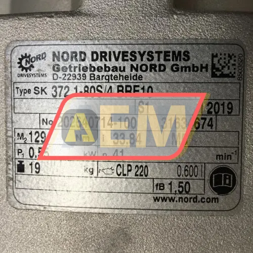SK372.1-80S/4BRE10 Nord Drive Systems resim 5
