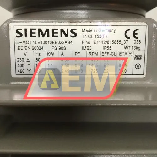 1LE1001-0EB02-2AB4 Siemens resim 4