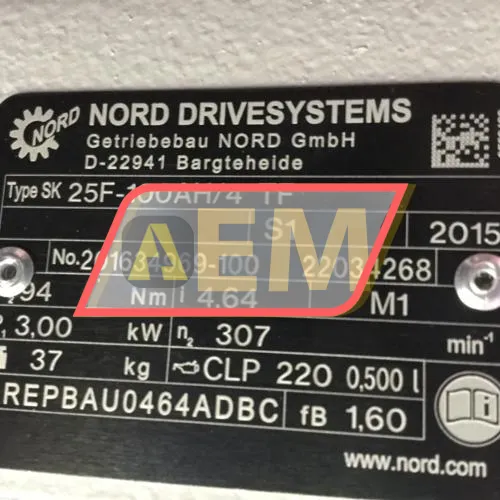 SK25F-100AH/4TF Nord Drive Systems resim 4