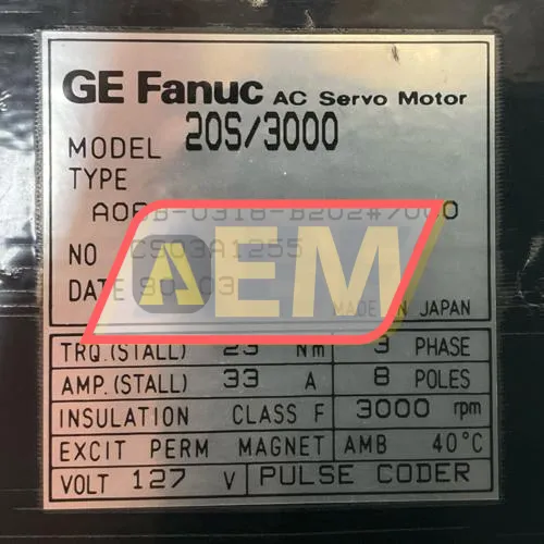 A06B-0318-B202#7000 Fanuc resim 4