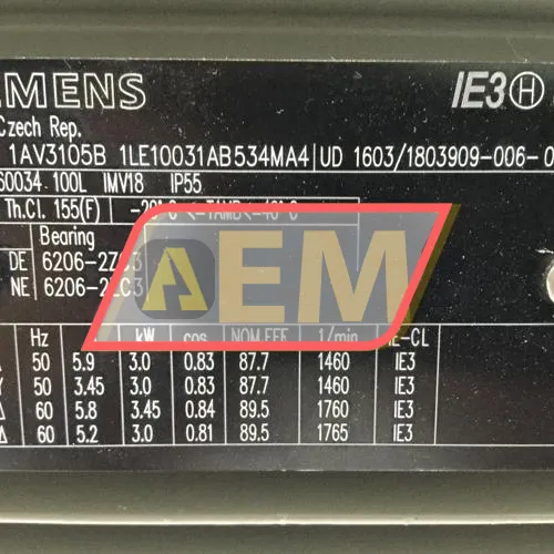 1LE1003-1AB53-4MA4 Siemens resim 4