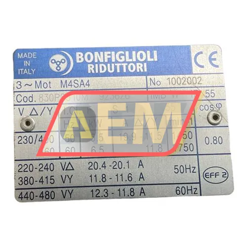 C512UFA7.8S4-M4SA4 Bonfiglioli resim 5