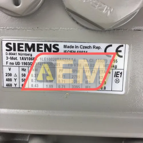 1LE1002-0BA62-2AA4 Siemens resim 2