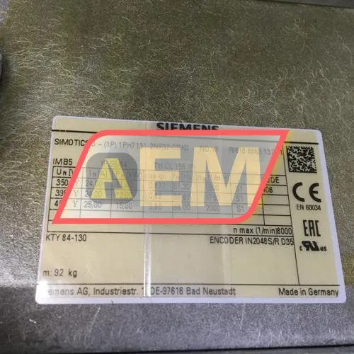 1PH7131-2NF32-0BK0 Siemens resim 4
