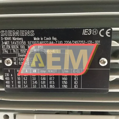 1LE1003-1AB52-2JA4-Z Siemens resim 4