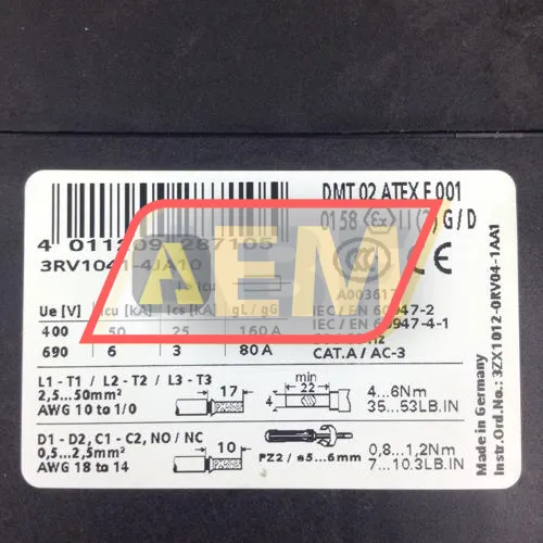 3RV1041-4JA10 Siemens resim 2
