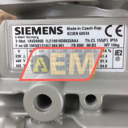 1LE1001-0DB62-2AA4 Siemens resim 2