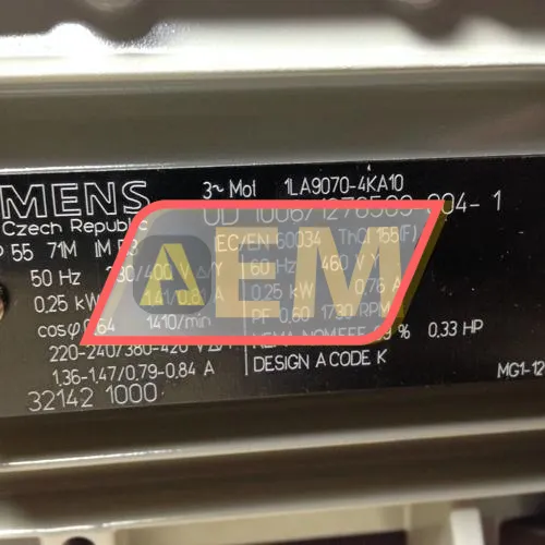1LA9070-4KA10 Siemens resim 2