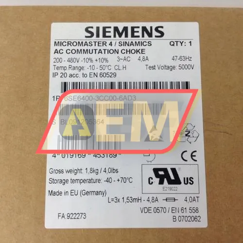 6SE6400-3CC00-6AD3 Siemens resim 3