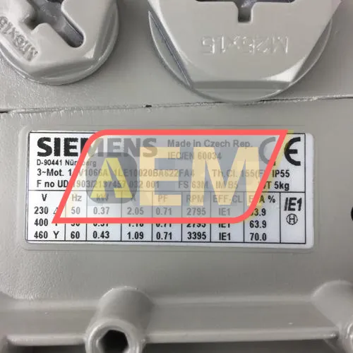1LE1002-0BA62-2FA4 Siemens resim 2