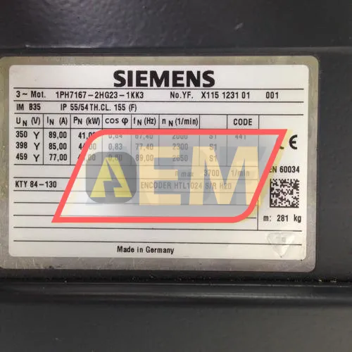 1PH7167-2HG23-1KK3 Siemens resim 2