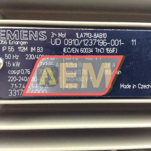 1LA7113-8AB10 Siemens resim 2