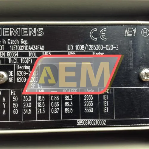 1LE1002-1DA43-4FA0 Siemens resim 2