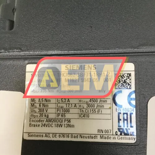 1FK7062-3BF71-1RH1-Z J29 Siemens resim 4