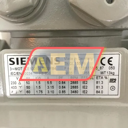 1LE1001-0EA02-2FB4 Siemens resim 4