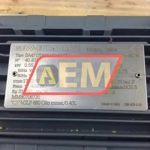 SA47DT80K4/BMG/TH SEW-EURODRIVE resim 2