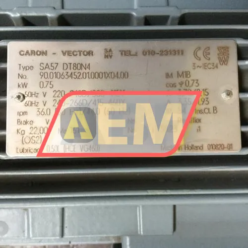 SA57DT80N4 SEW-EURODRIVE resim 4
