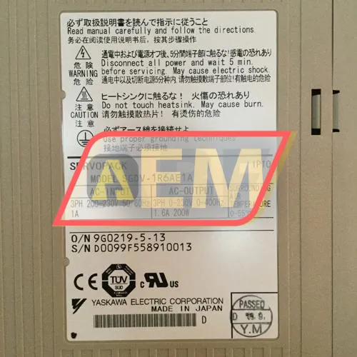 SGDV-1R6AE1A Yaskawa resim 4