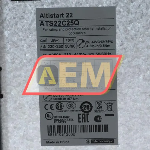 ATS22C25Q Schneider Electric resim 3