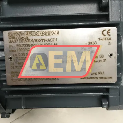 SA37DR63L4/BR/TF/ASD1-I31 SEW-EURODRIVE resim 4