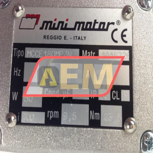 MCCE180MP3N Mini Motor resim 2