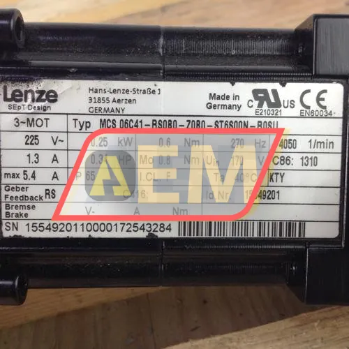 MCS06-C41RS0B0Z0B0 Lenze resim 2