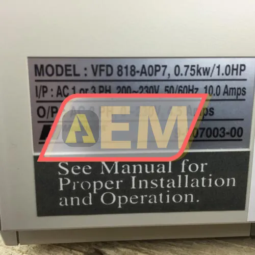VFD818-A0P7 MagneTek resim 2