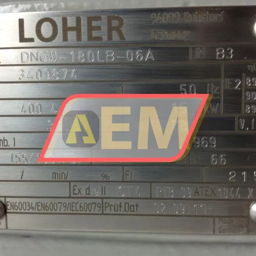 DNGW-180LB-06AB3 Loher resim 2
