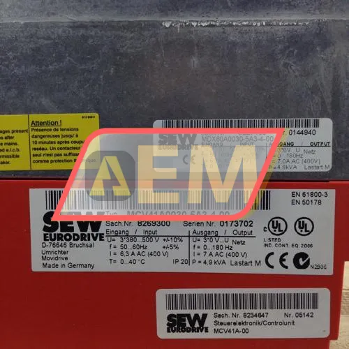 MCV41A0030-5A3-4-00 SEW-EURODRIVE resim 2