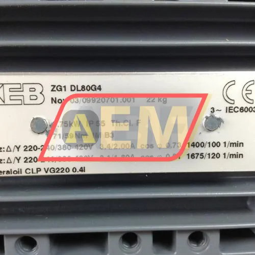 ZG1DL80G4 KEB resim 2