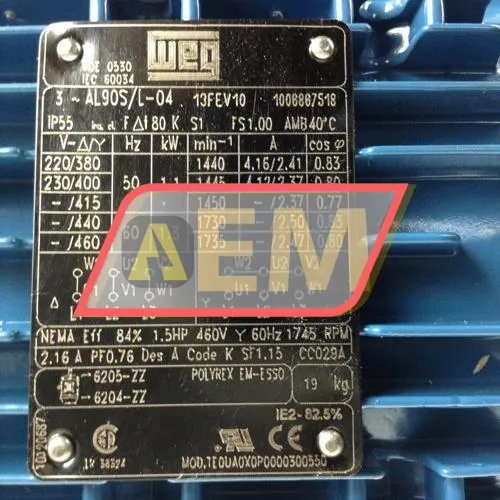 1.1K31AL2904B5 WEG resim 2