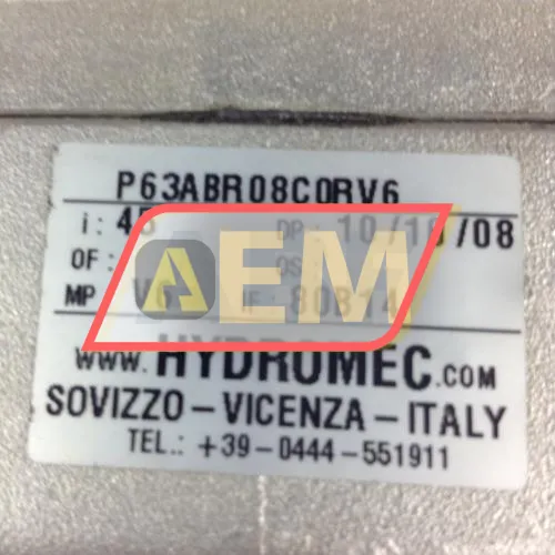 P63ABR08C0RV6-B14I45 Hydro-Mec resim 2