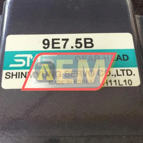 9E7.5B Shinmyung Servo Co. Ltd. resim 4