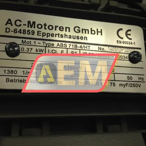 ABS71B-4/HTB3 AC-Motoren GmbH resim 2