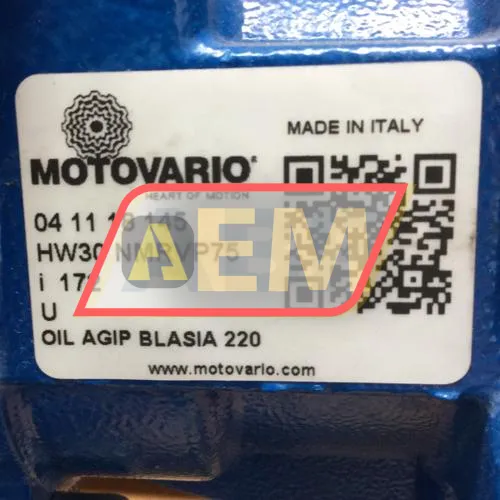 HW30NMRVP75-14/160I50 Motovario resim 4