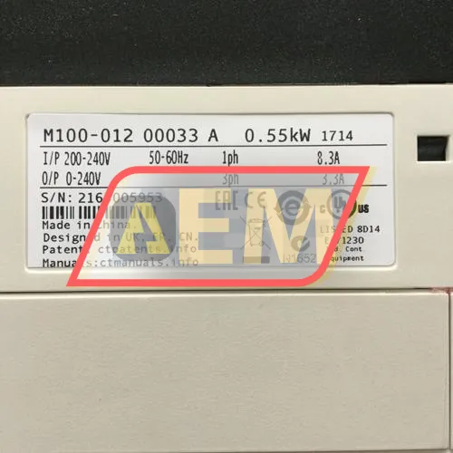 M100-01200033A Control Techniques resim 4