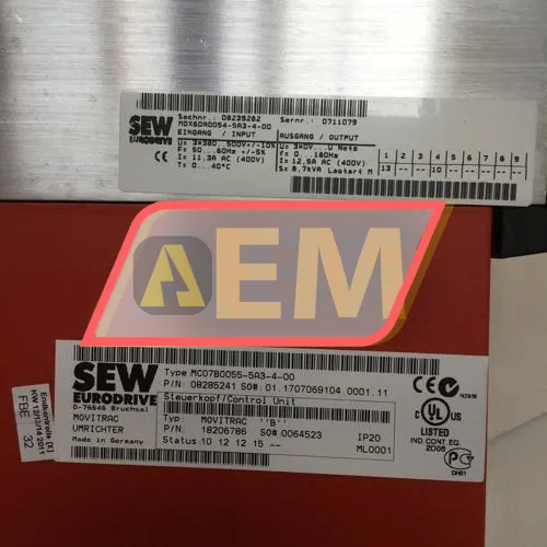 MC07B0055-5A3-4-00 SEW-EURODRIVE resim 4