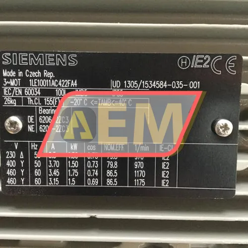 1LE1001-1AC42-2FA4 Siemens resim 4